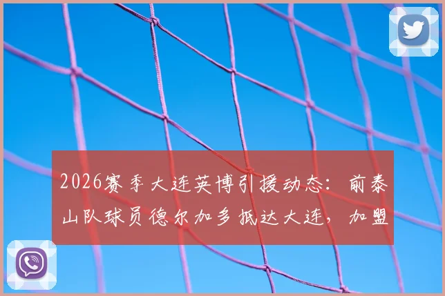 2026赛季大连英博引援动态：前泰山队球员德尔加多抵达大连，加盟进入倒计时，他能带来什么？